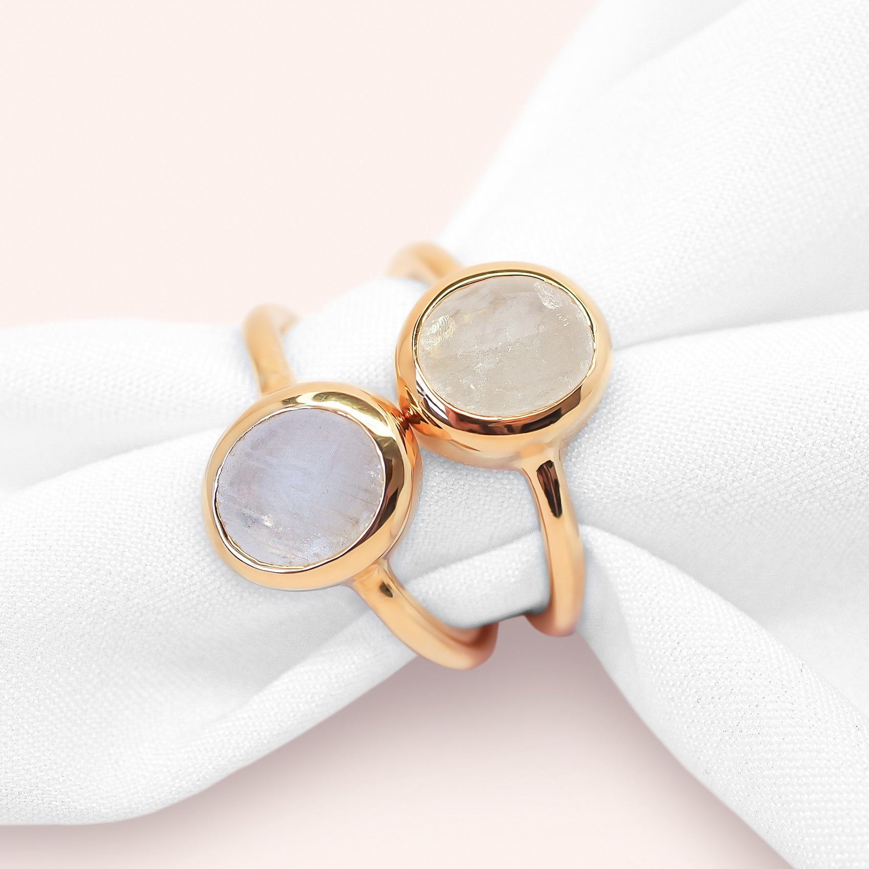 Sample Raw Moonstone Ring