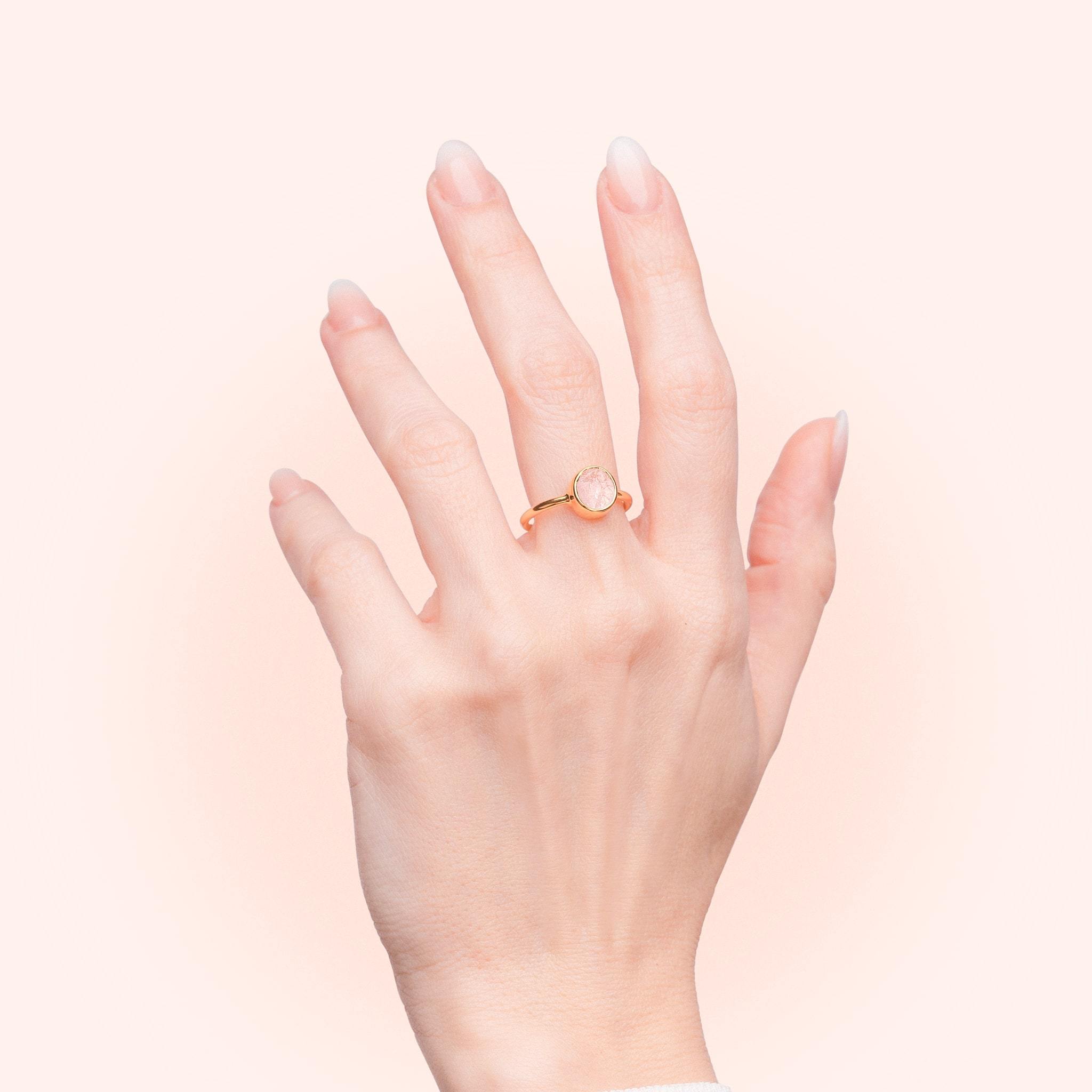 Bella Rose Quartz Ring