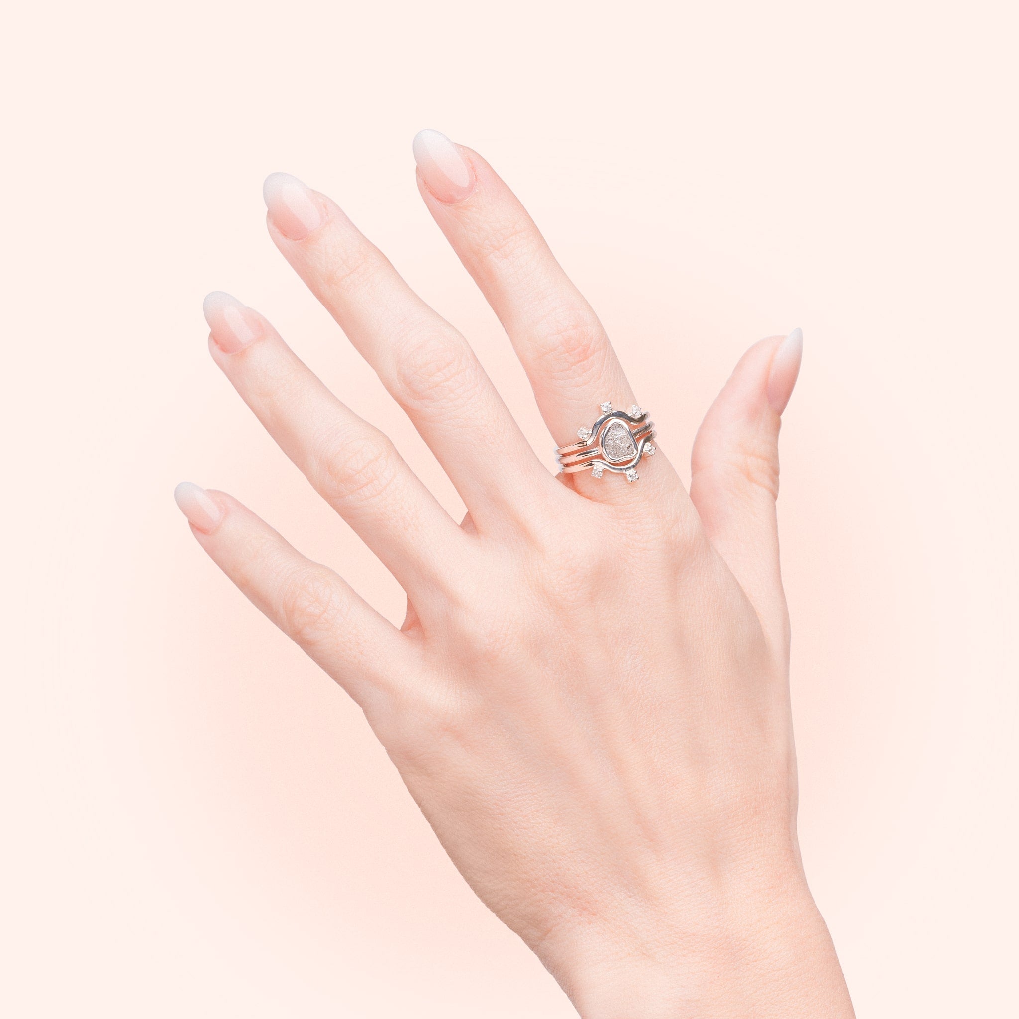 Gaia Raw Diamond Ring